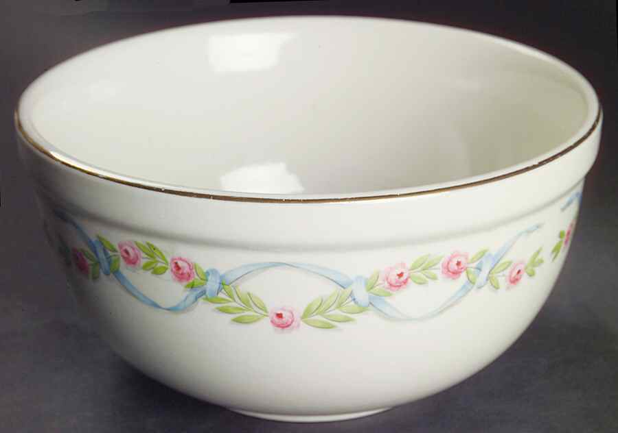 Wildfire (Gold Trim) 7" Thick Rim Bowl by Hall-1