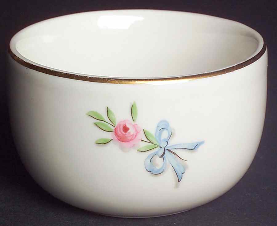 Wildfire (Gold Trim) Straight Sided Custard Cup by Hall-1