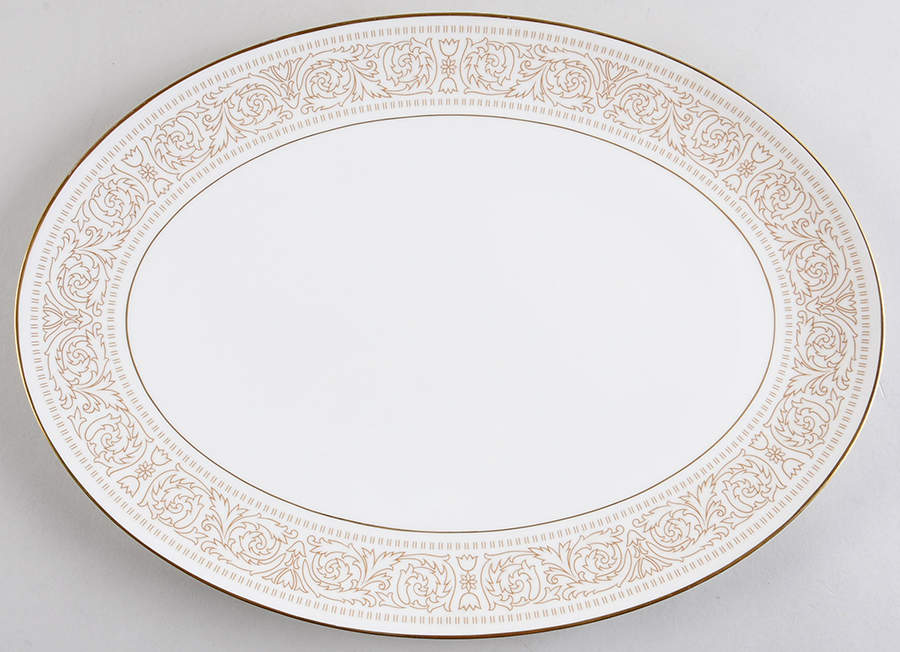 Cameo 15" Oval Serving Platter by Hallmark-1