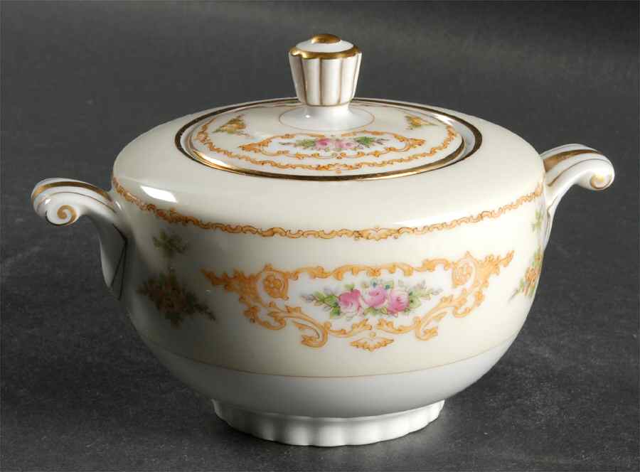 Melody Sugar Bowl & Lid by Holly China-1