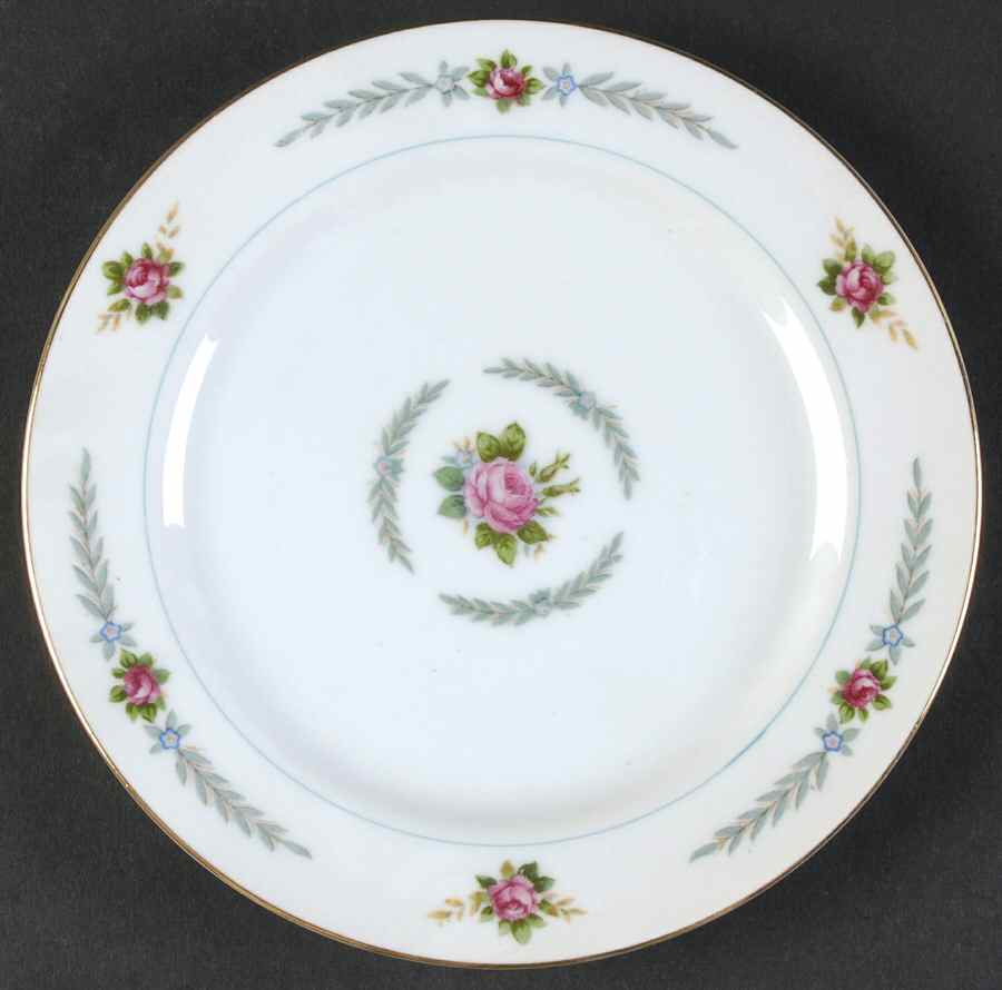 Peacock Bread & Butter Plate by Holly China-1