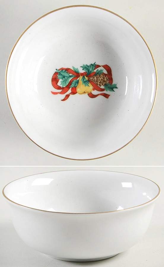 Holiday Ribbon Dip Bowl for Chip & Dip Set by Home Accents-1