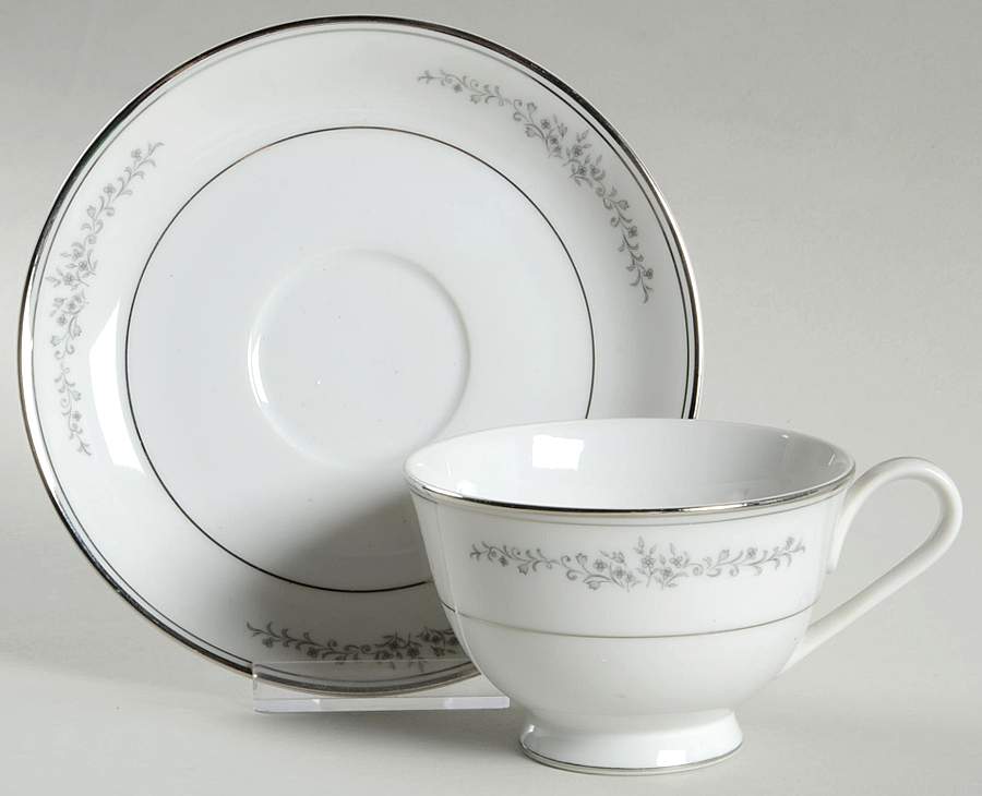 Ardmore Footed Cup & Saucer Set by Hampton (Japan)-1
