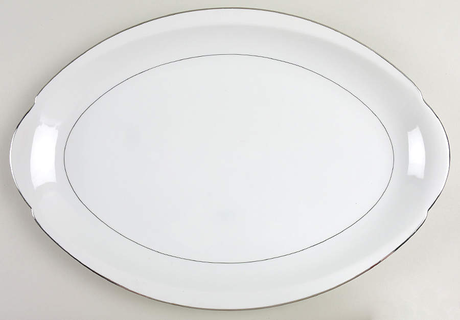 Crestline 16" Oval Serving Platter by Hampton (Japan)-1