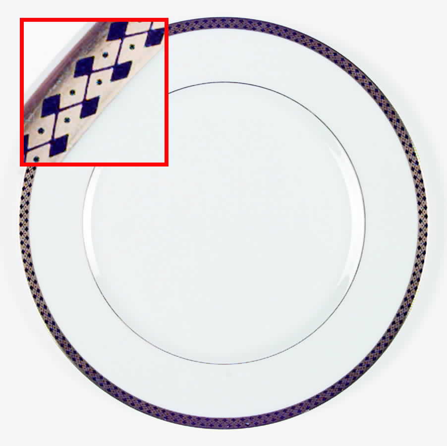 Montclair Dinner Plate by Hampton (Japan)-1