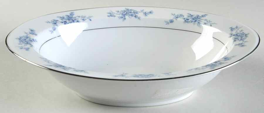Sheffield Blue 11" Oval Vegetable Bowl by Hampton (Japan)-1