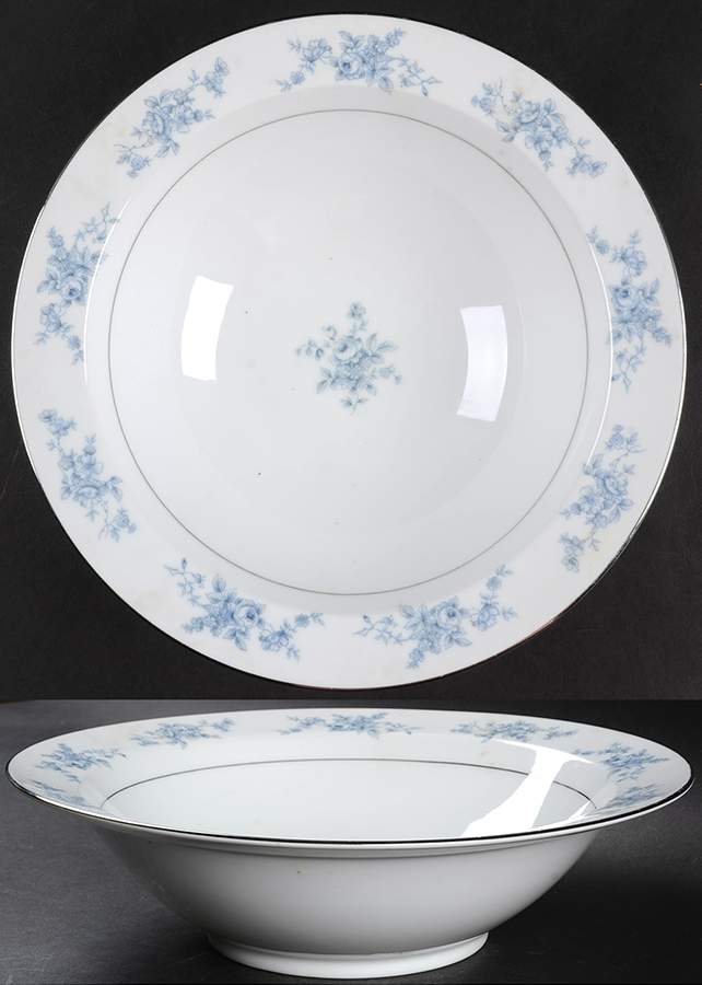 Sheffield Blue 10" Round Vegetable Bowl by Hampton (Japan)-1