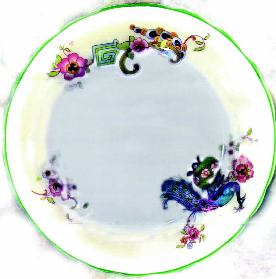 Canton Dessert/Pie Plate by HM Williamson-1