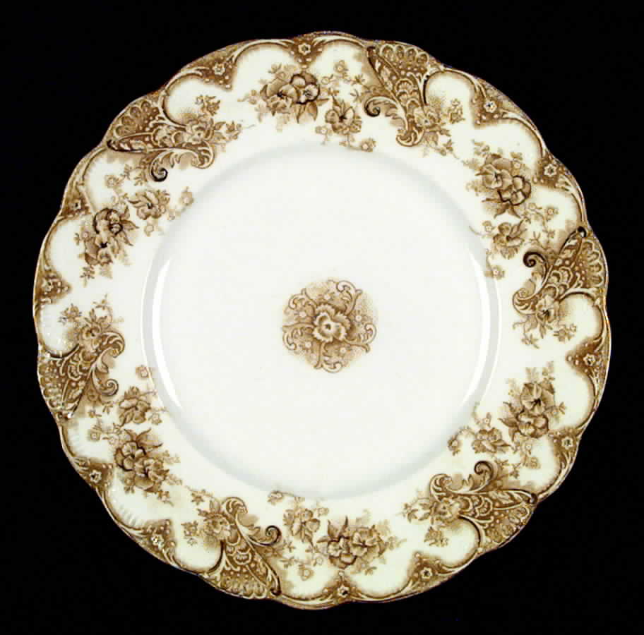Victoria Tan Dinner Plate by Upper Hanley-1