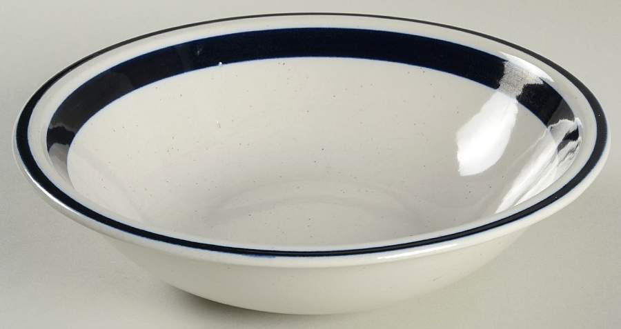Blue Nordiska 9" Round Vegetable Bowl by Haniwa-1