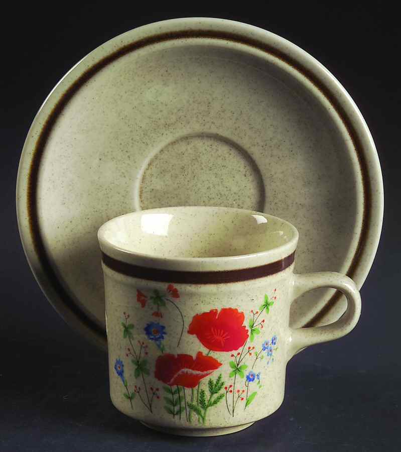 Maywood Flat Cup & Saucer Set by Haniwa-1