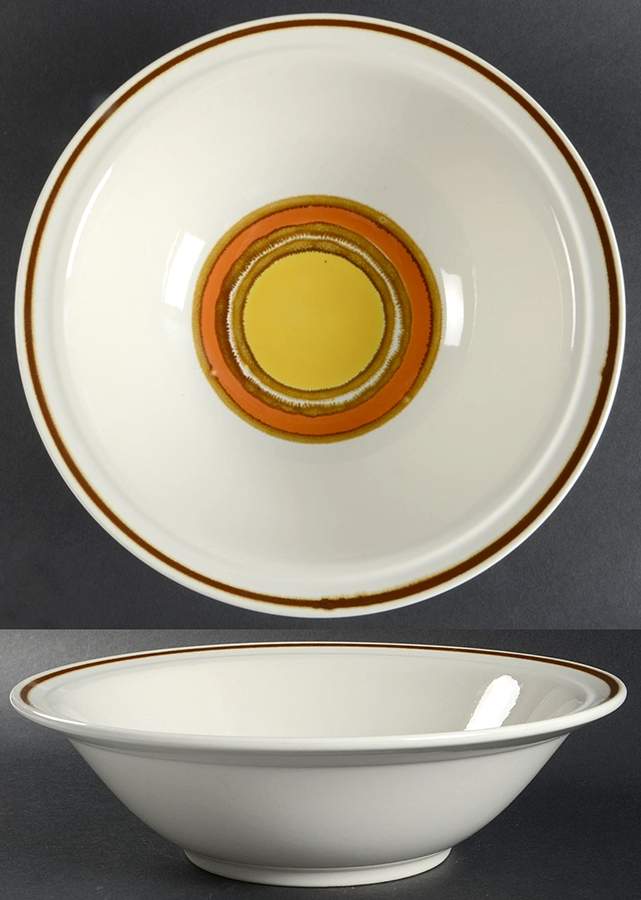 Sunglow 9" Round Vegetable Bowl by Haniwa-1
