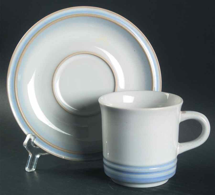 Twilight Flat Cup & Saucer Set by Haniwa-1