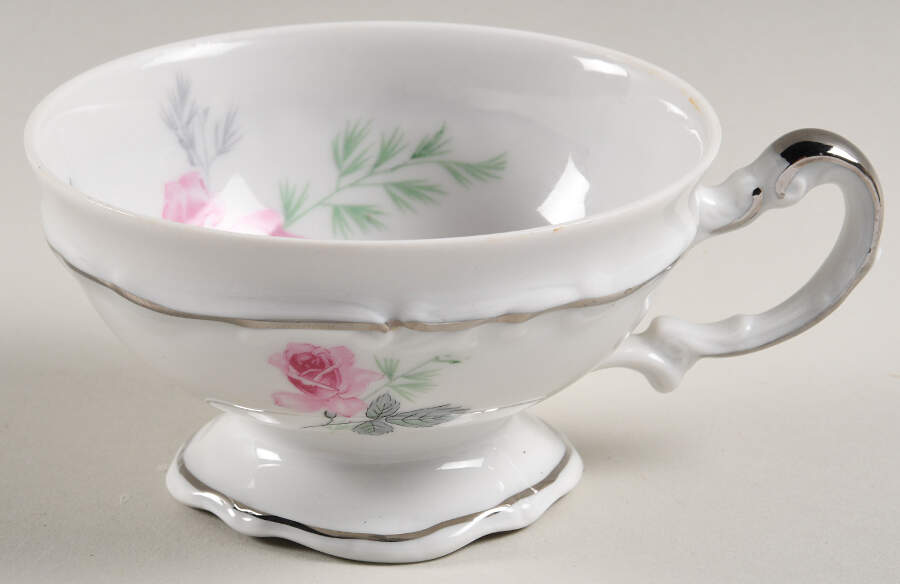Enchanted Rose Pink Footed Cup by Home Arts-1