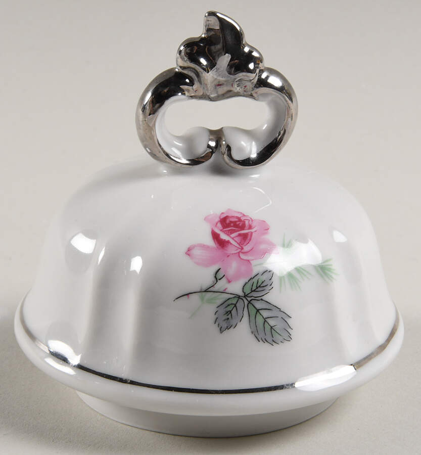 Enchanted Rose Pink Lid for Coffee Pot by Home Arts-1