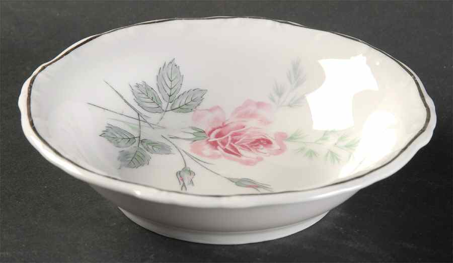 Enchanted Rose Pink Fruit/Dessert (Sauce) Bowl by Home Arts-1