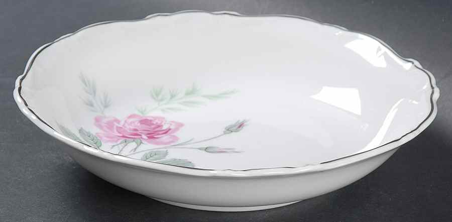 Enchanted Rose Pink Coupe Soup Bowl by Home Arts-1