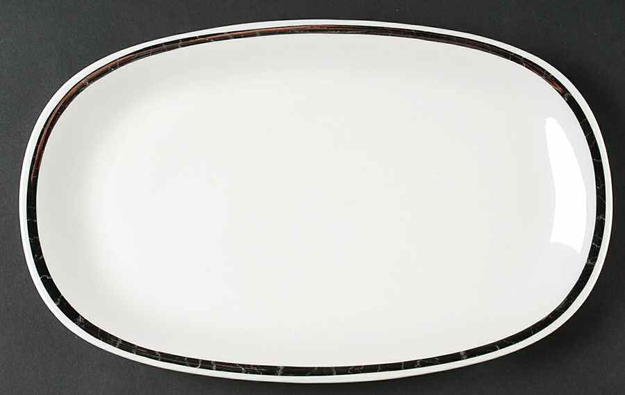 Patrician 13" Oval Serving Platter by Home Arts-1