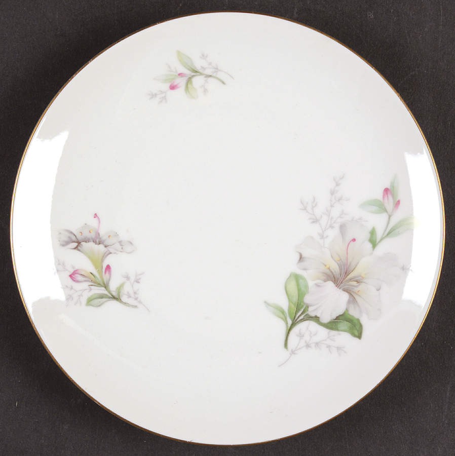 Rhododendron Bread & Butter Plate by Home Arts-1