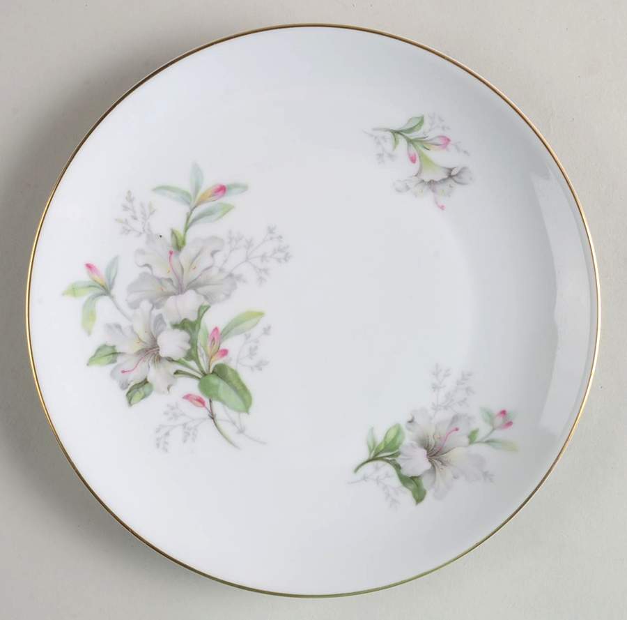 Rhododendron Salad Plate by Home Arts-1