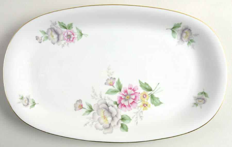 Tropic Fantasy 13" Oval Serving Platter by Home Arts-1