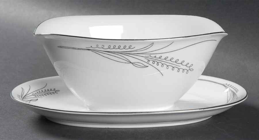 Wheaton Gravy Boat with Attached Underplate by Home Arts-1