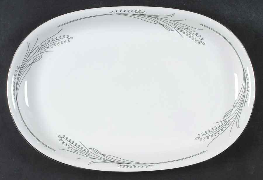Wheaton 14" Oval Serving Platter by Home Arts-1