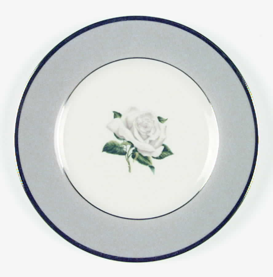 White Rose Bread & Butter Plate by Hope Chest-1