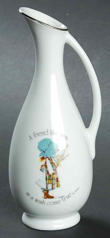 Blue Girl(Platinum) 5" Bud Vase by Holly Hobbie-1