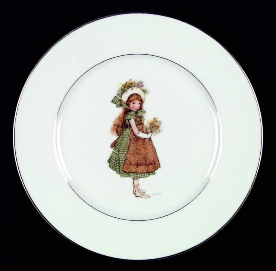 Green Girl Dinner Plate by Holly Hobbie-1