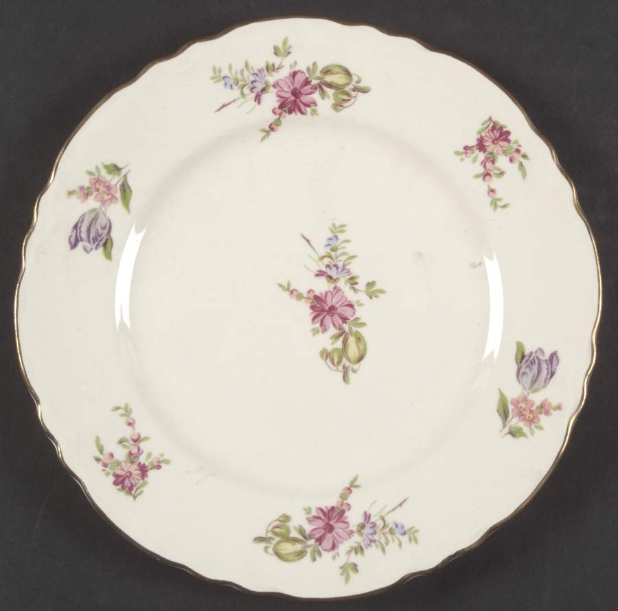 Priscilla Cream (Scalloped) Dessert/Pie Plate by Household Institute-1