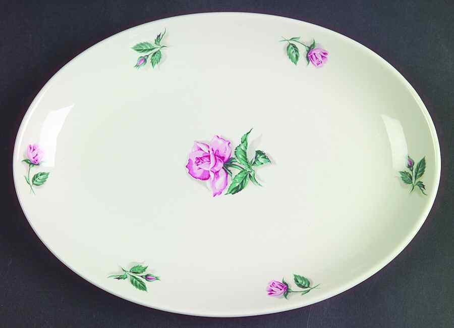 Rhythm Rose Relish/Gravy Underplate by Household Institute-1