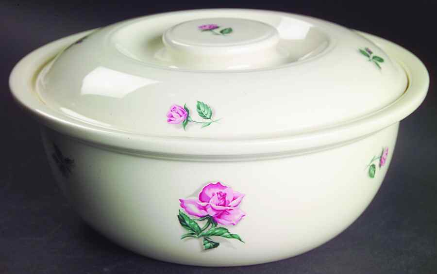 Rhythm Rose Round Covered Vegetable by Household Institute-1