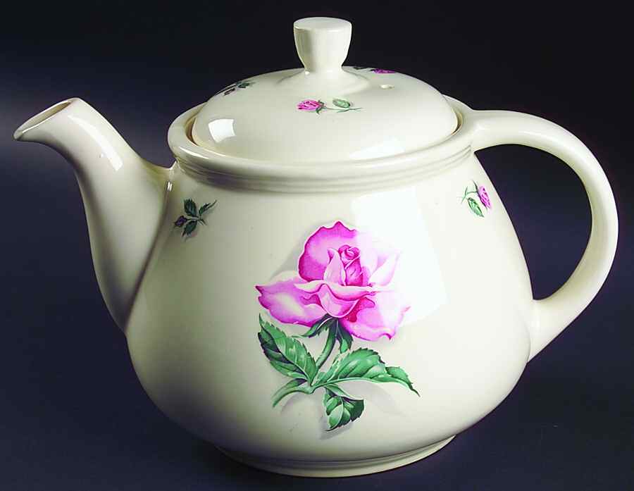 Rhythm Rose Teapot & Lid by Household Institute-1