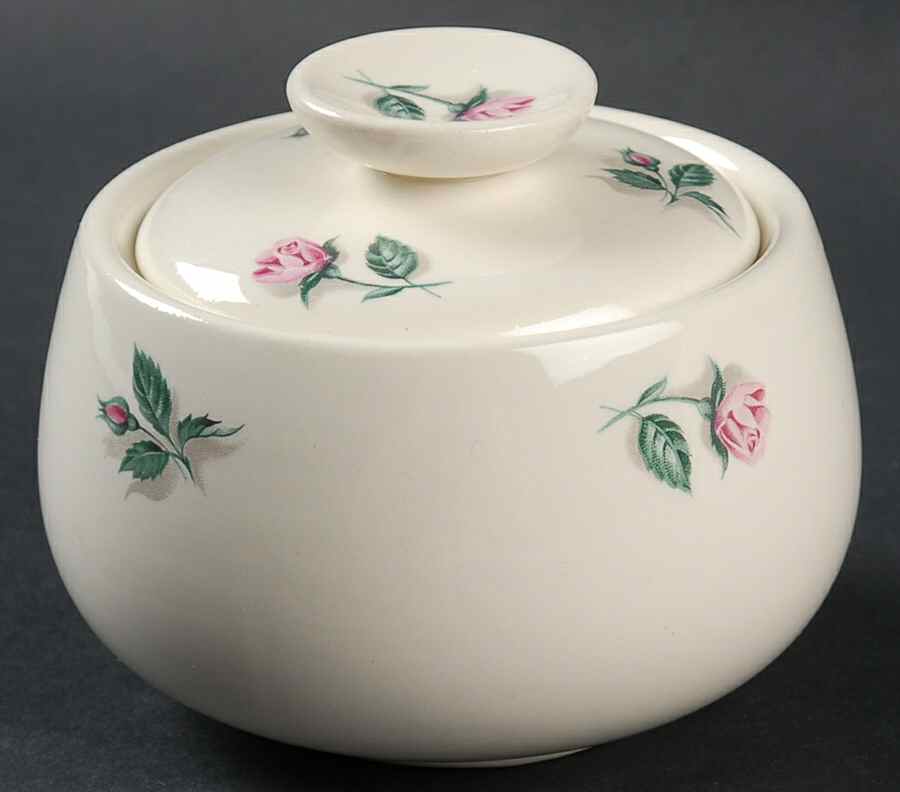 Rhythm Rose Sugar Bowl & Lid by Household Institute-1