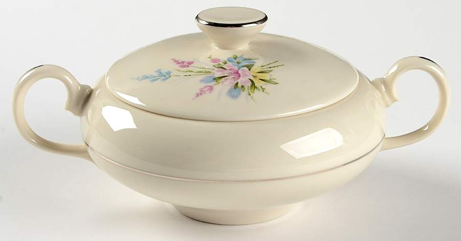 Bouquet Sugar Bowl & Lid by Hom Ec China-1