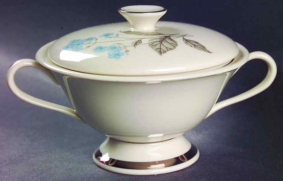 Breath of Spring Sugar Bowl & Lid by Hom Ec China-1
