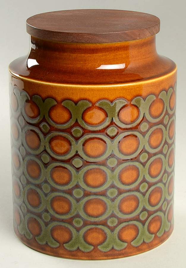 Bronte Extra Large Canister & Wood Lid by Hornsea-1