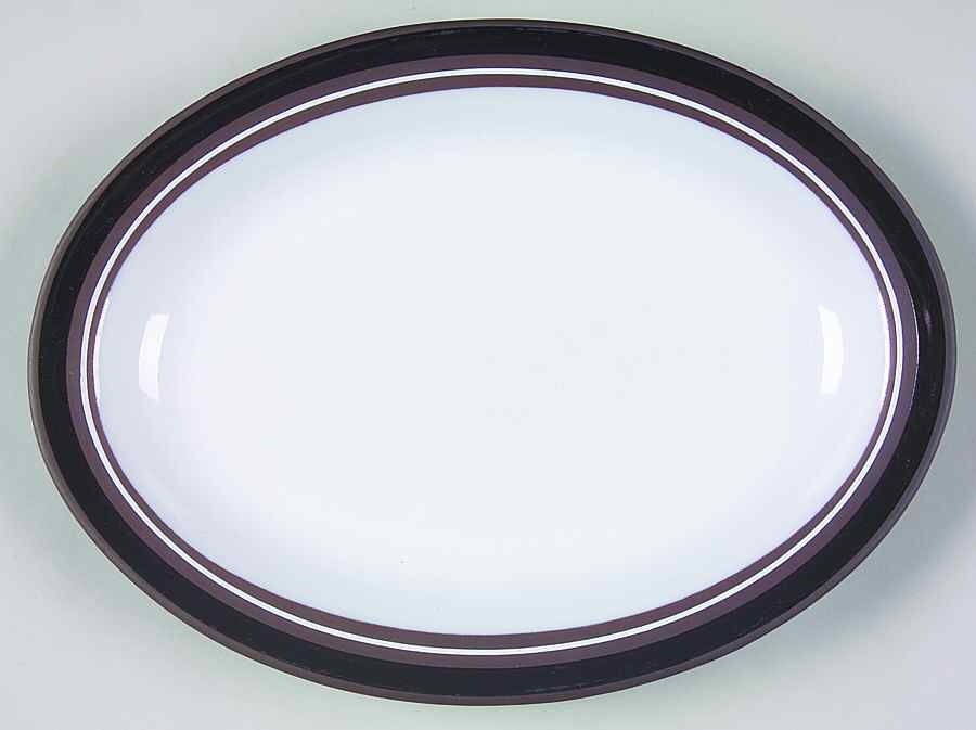 Contrast 11" Oval Serving Platter by Hornsea-1