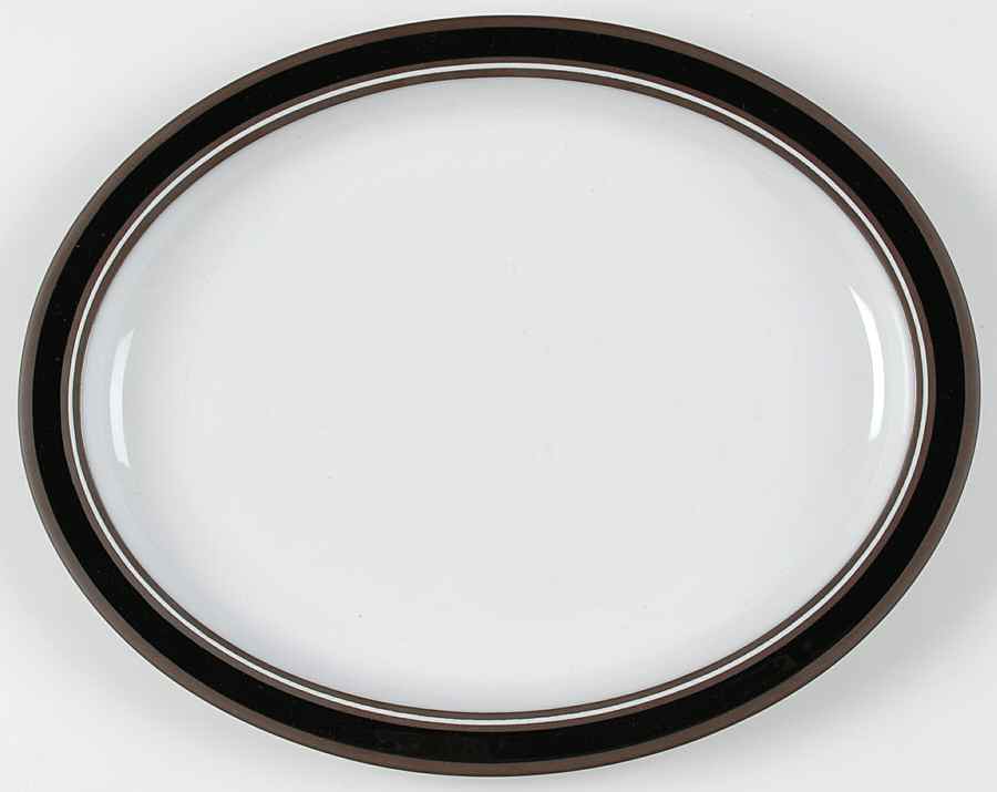 Contrast 13" Oval Serving Platter by Hornsea-1