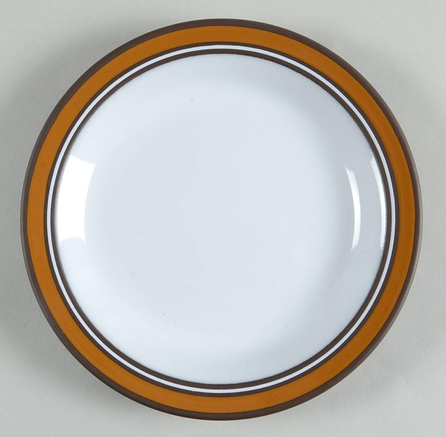 Contour Brown Salad Plate by Hornsea-1