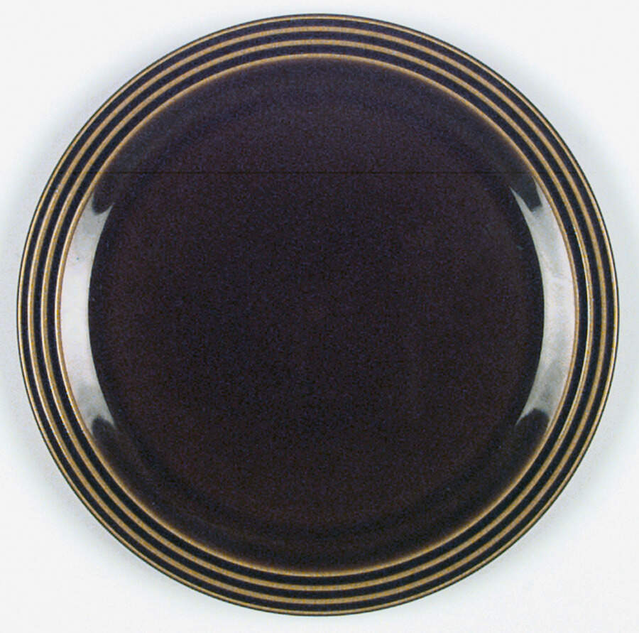 Heirloom Brown Salad Plate by Hornsea-1