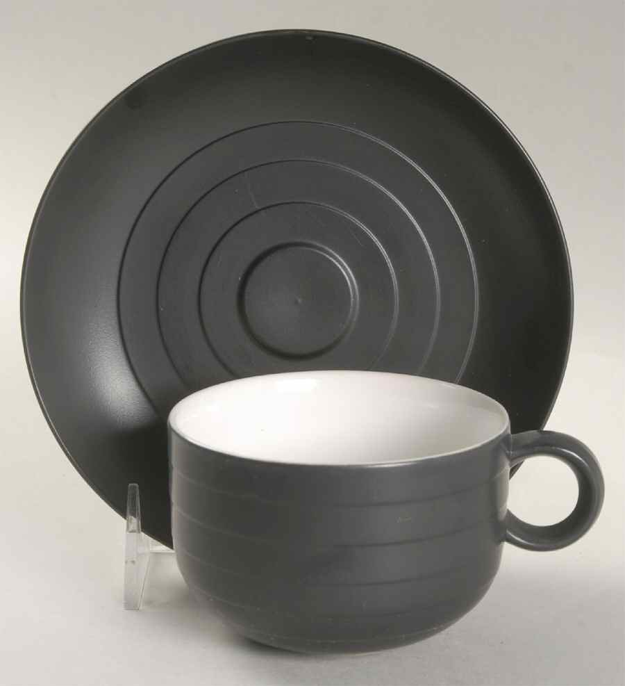 Image Flat Cup & Saucer Set by Hornsea-1