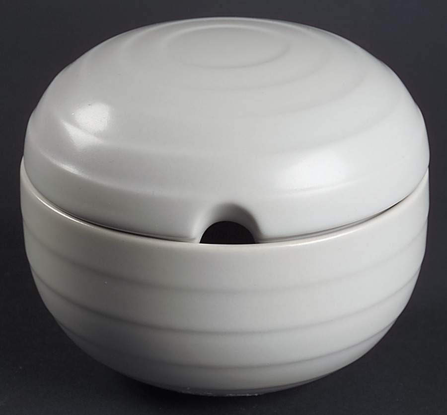 Swan Lake Grey Sugar Bowl & Lid by Hornsea-1