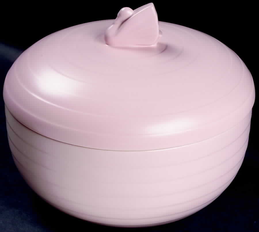 Swan Lake Pink Round Covered Vegetable by Hornsea-1