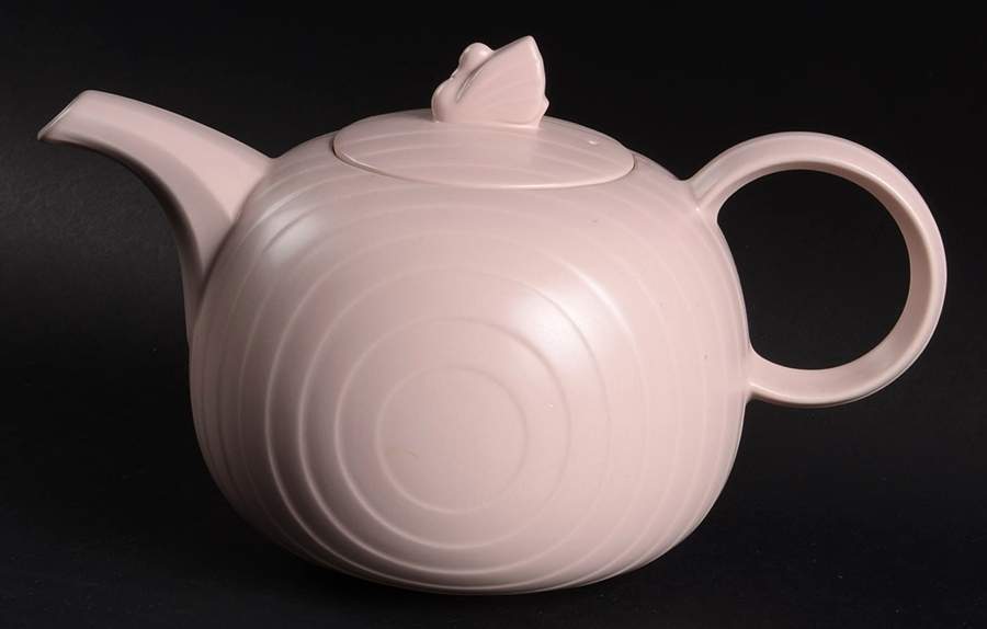 Swan Lake Pink Teapot & Lid by Hornsea-1