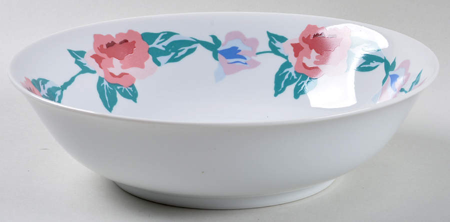 Harmony Rose 9" Round Vegetable Bowl by Home Settings-1