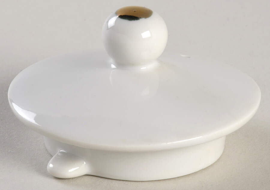 Elegance (Gold Trim) Lid for Teapot by Happy Home-1