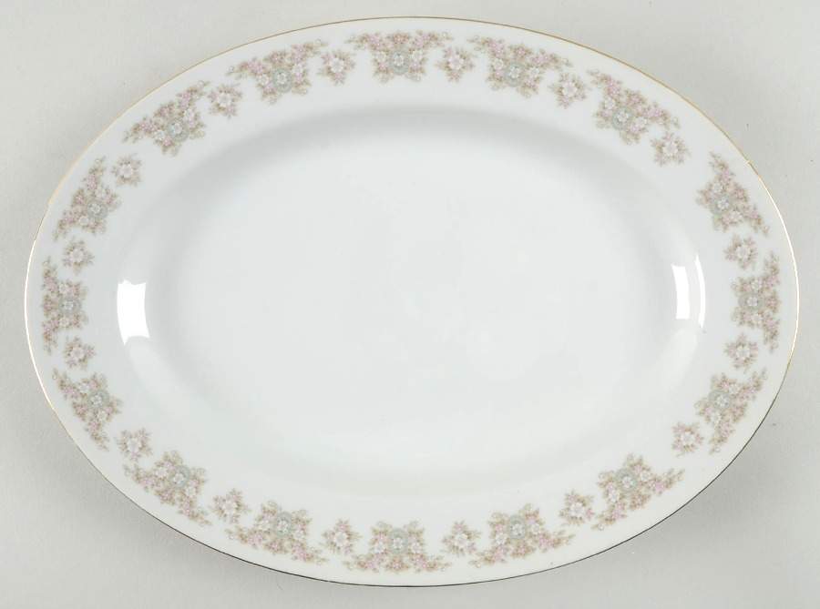 Simplicity 12" Oval Serving Platter by Happy Home-1