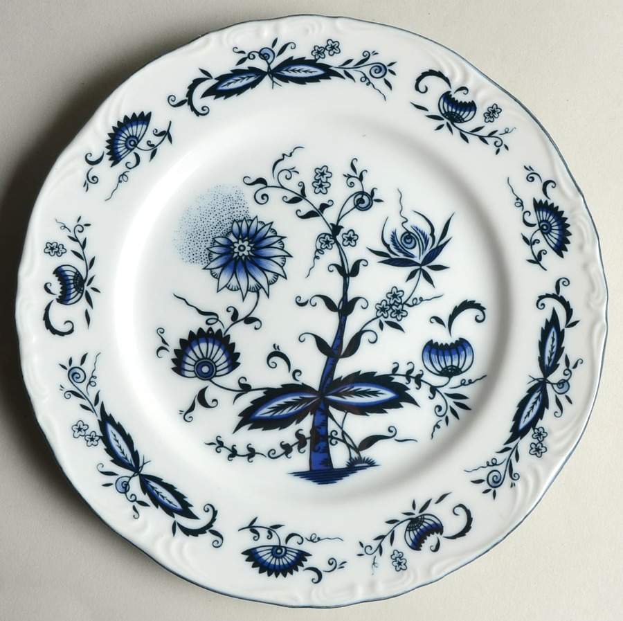 Blue Onion Salad Plate by House of Prill-1
